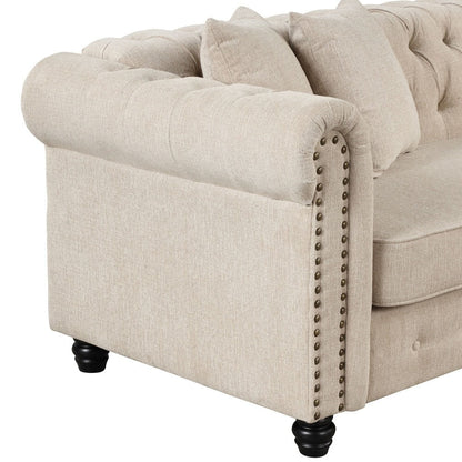 Canapé Chesterfield Morden Fort Meubles de salon Canapés Lin