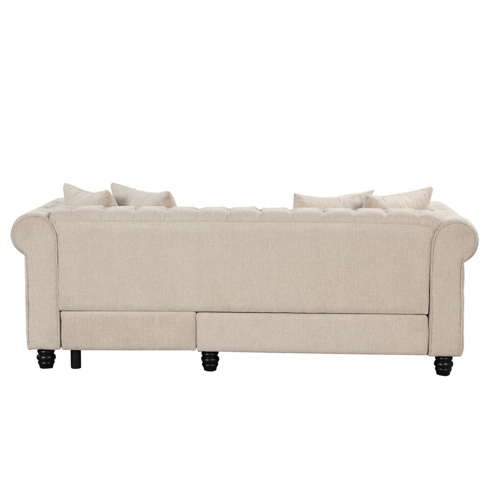 Canapé Chesterfield Morden Fort Meubles de salon Canapés Lin