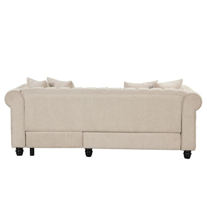 Canapé Chesterfield Morden Fort Meubles de salon Canapés Lin