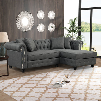 Canapé Chesterfield Morden Fort Meubles de salon Canapés Lin