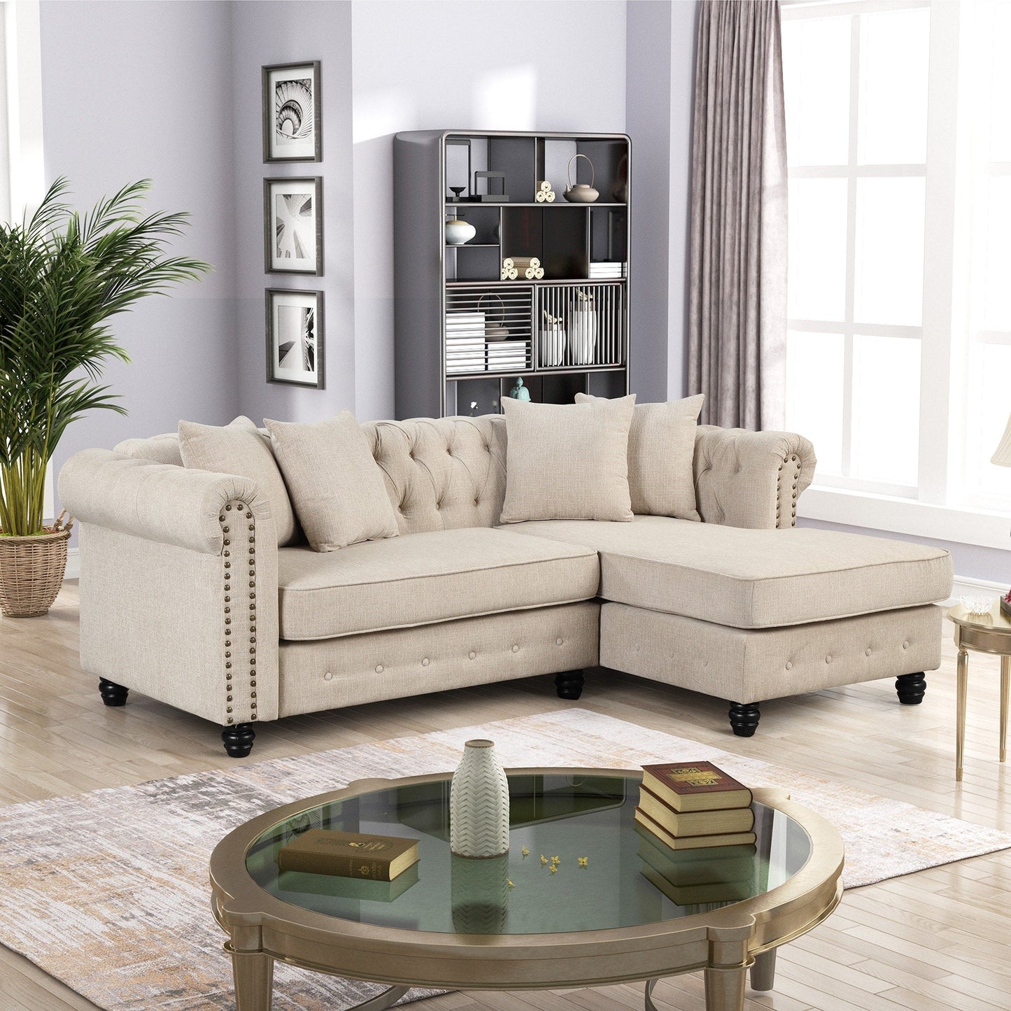 Canapé Chesterfield Morden Fort Meubles de salon Canapés Lin
