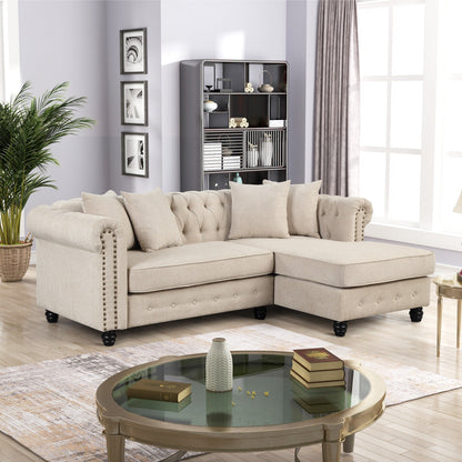 Canapé Chesterfield Morden Fort Meubles de salon Canapés Lin