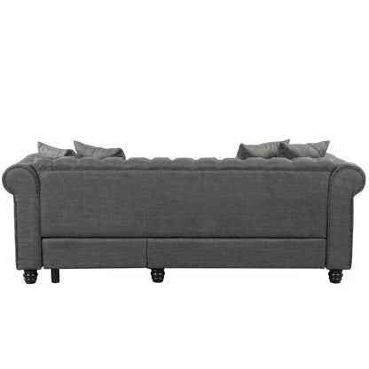 Canapé Chesterfield Morden Fort Meubles de salon Canapés Lin