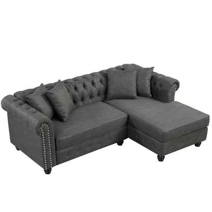 Canapé Chesterfield Morden Fort Meubles de salon Canapés Lin
