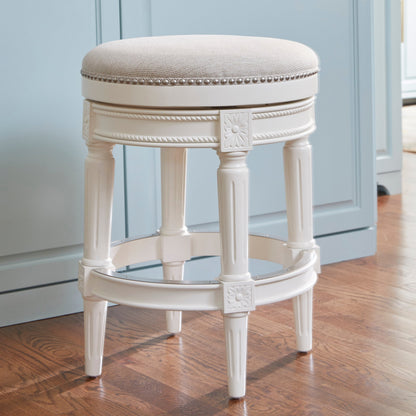 New Ridge Home Goods Chapman Backless Swivel 26 Counter-Height Bar Stool - Counter Height
