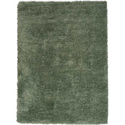 Nourison Lush Shag Contemporary Solid Shag Area Rug