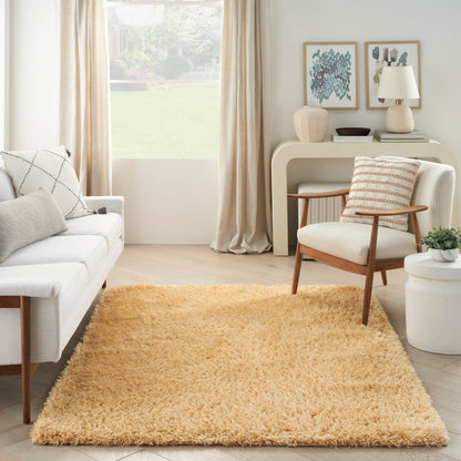 Nourison Lush Shag Contemporary Solid Shag Area Rug