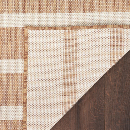 Nourison Selerno Indoor/Outdoor Striped Area Rug.