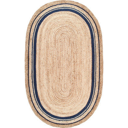 Nuloom Rikki Coastal Braided Jute Area Rug