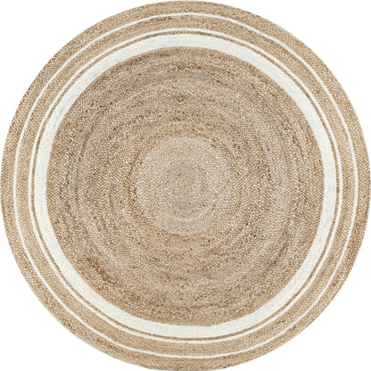 Nuloom Rikki Coastal Braided Jute Area Rug