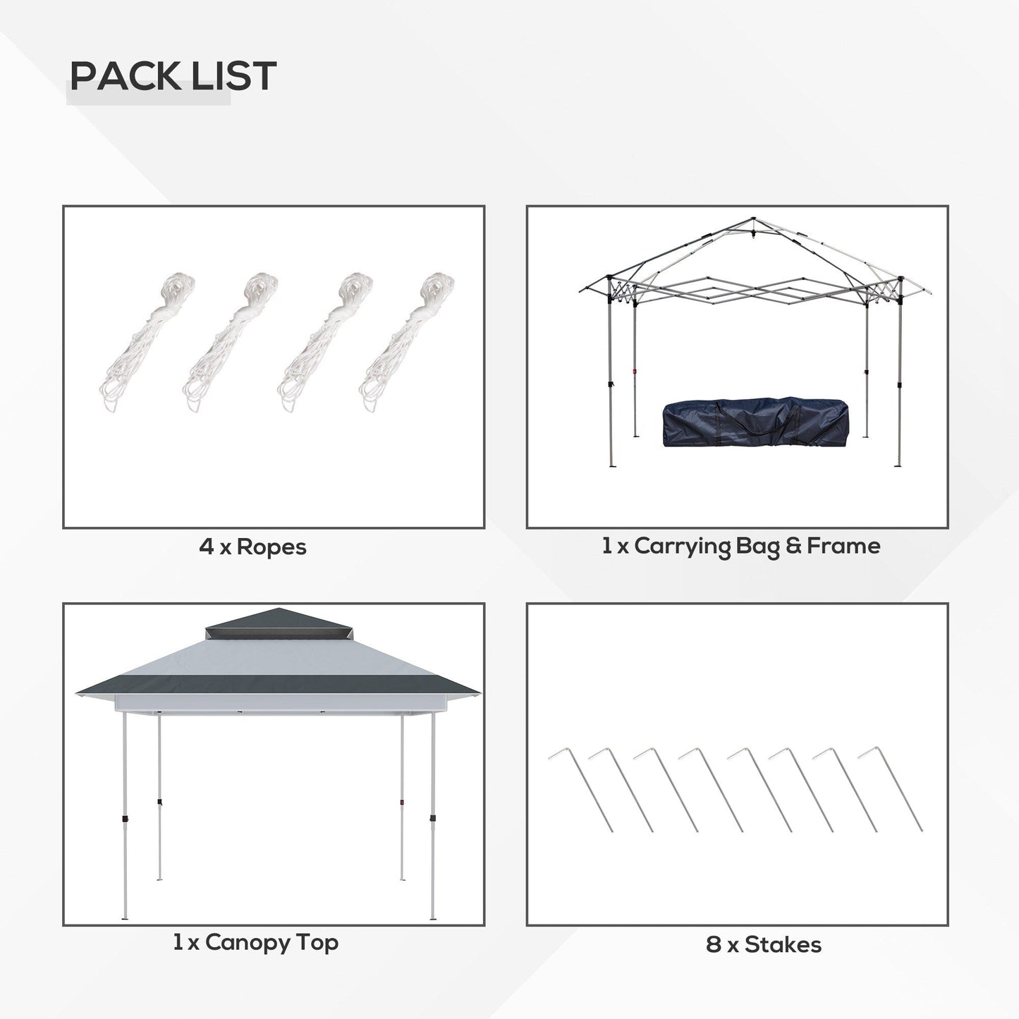 Outsunny 12' x 12' Pop Up Canopy Sun Shade Instant Tent Folding with Mesh Sidewall Netting, 3-Level Adjustable Height