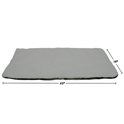 PETMAKER Self-Heating Pet Bed Crate Mat with Washable Sherpa Cover
