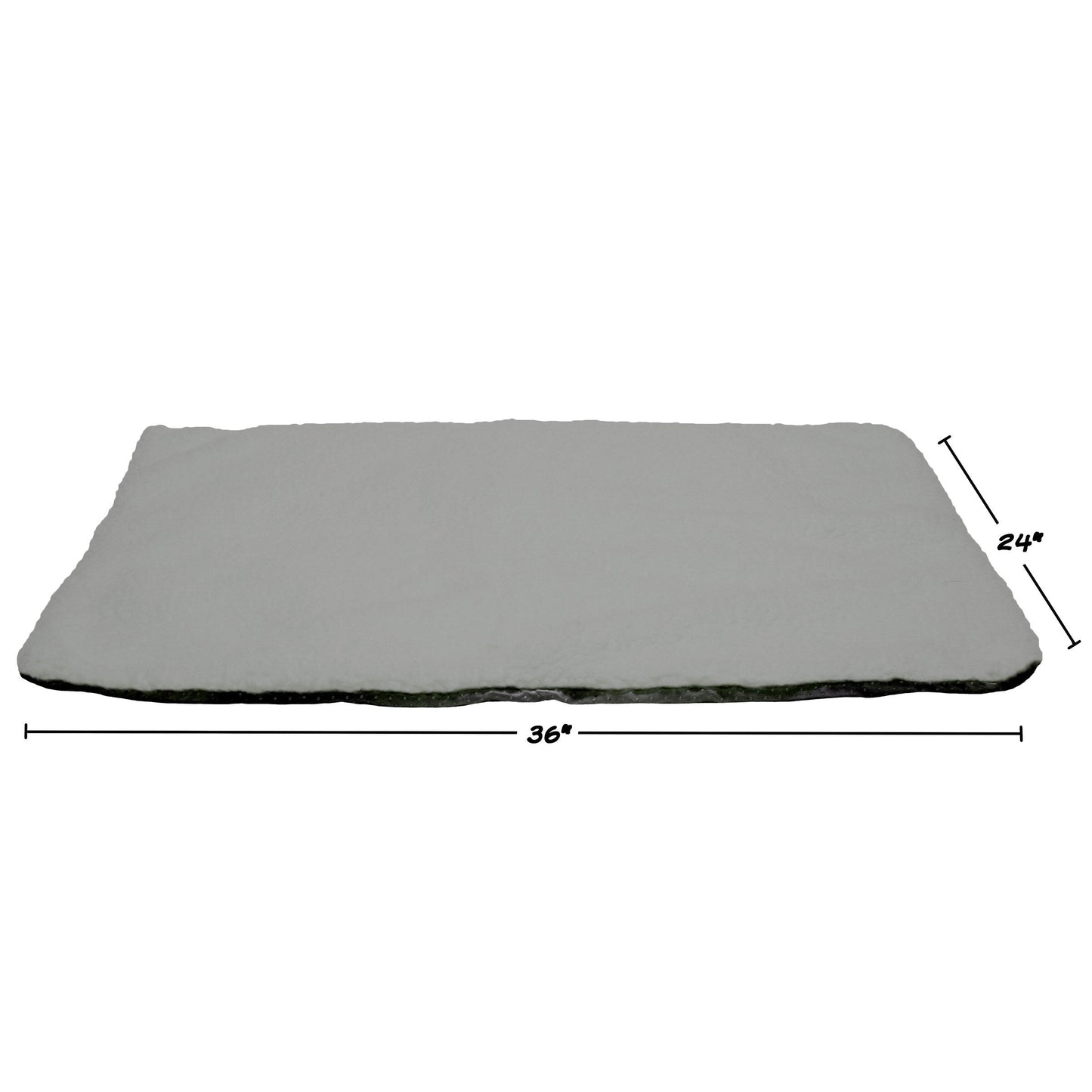 PETMAKER Self-Heating Pet Bed Crate Mat with Washable Sherpa Cover