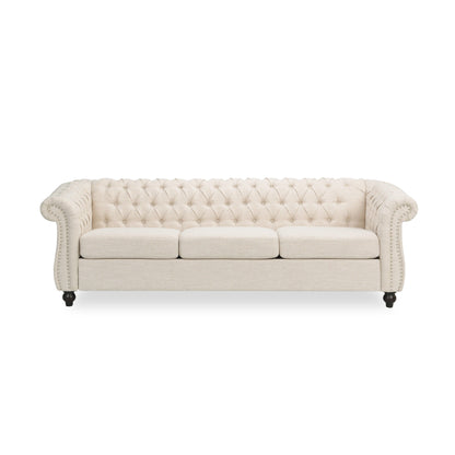 Canapé Chesterfield capitonné Parksley 3 places par Christopher Knight Home