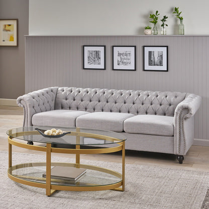 Canapé Chesterfield capitonné Parksley 3 places par Christopher Knight Home