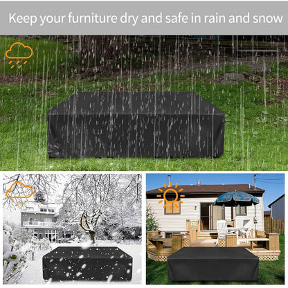 Patio Furniture Cover Waterproof Outdoor Furniture Cover for Table and Chairs Set Cover