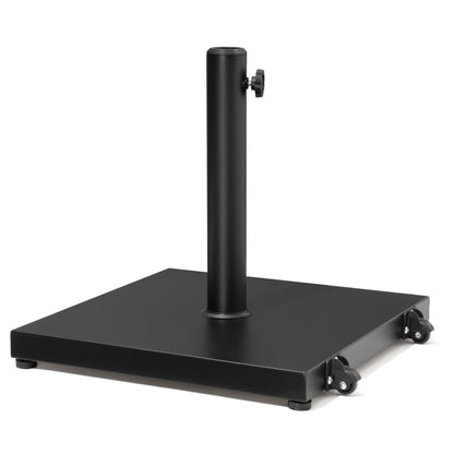 Patio Outdoor Market Umbrella Holder Base 40/55 Pound Square Stand for Pole Umbrella