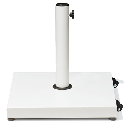 Patio Outdoor Market Umbrella Holder Base 40/55 Pound Square Stand for Pole Umbrella