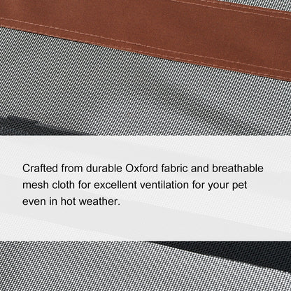 Pawhut Elevated Cooling Mesh Dog Bed Cot - 48 x 36.25 x 9