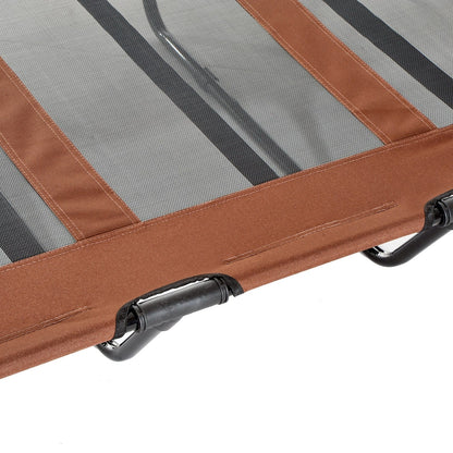 Pawhut Elevated Cooling Mesh Dog Bed Cot - 48 x 36.25 x 9