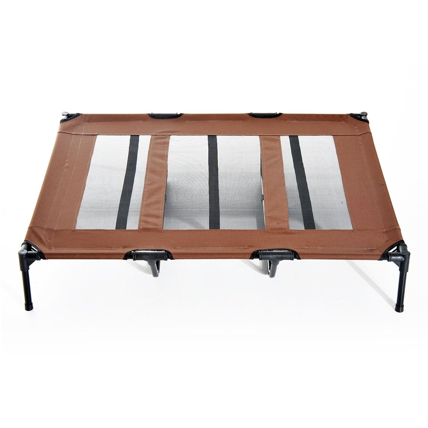 Pawhut Elevated Cooling Mesh Dog Bed Cot - 48 x 36.25 x 9