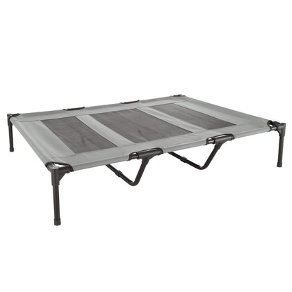 Petmaker Steel Frame Elevated Dog Bed with Non-Slip Feet - Indoor/Outdoor Puppy Cot for Pets