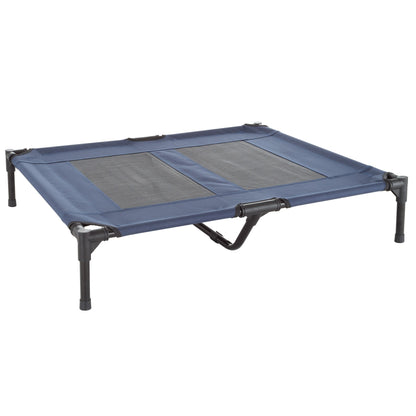 Petmaker Steel Frame Elevated Dog Bed with Non-Slip Feet - Indoor/Outdoor Puppy Cot for Pets