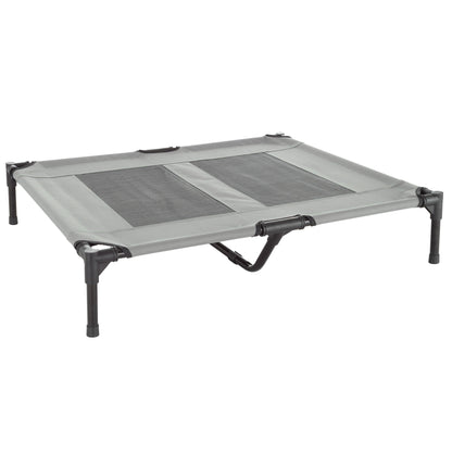 Petmaker Steel Frame Elevated Dog Bed with Non-Slip Feet - Indoor/Outdoor Puppy Cot for Pets