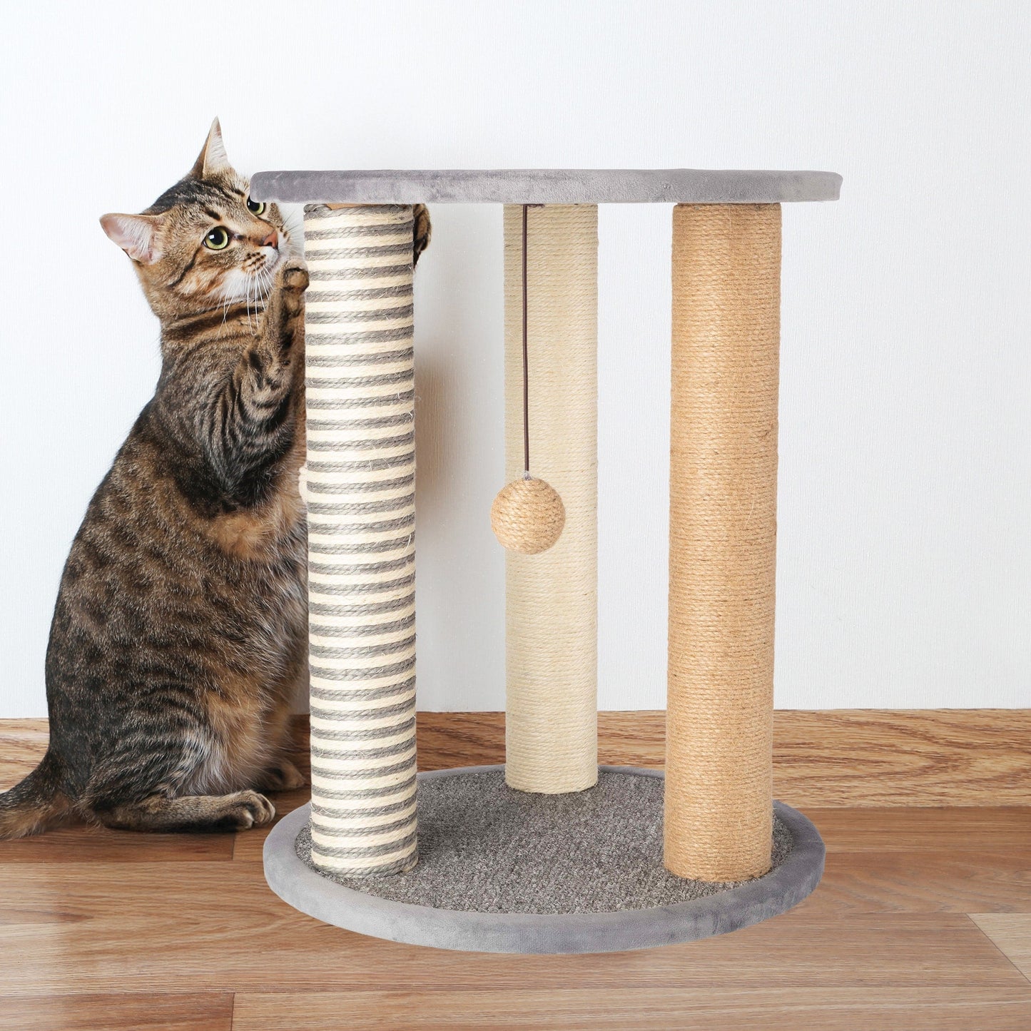Petmaker Cat Scratching Kitten Tower and Tree with Sisal Rope Posts, Perches