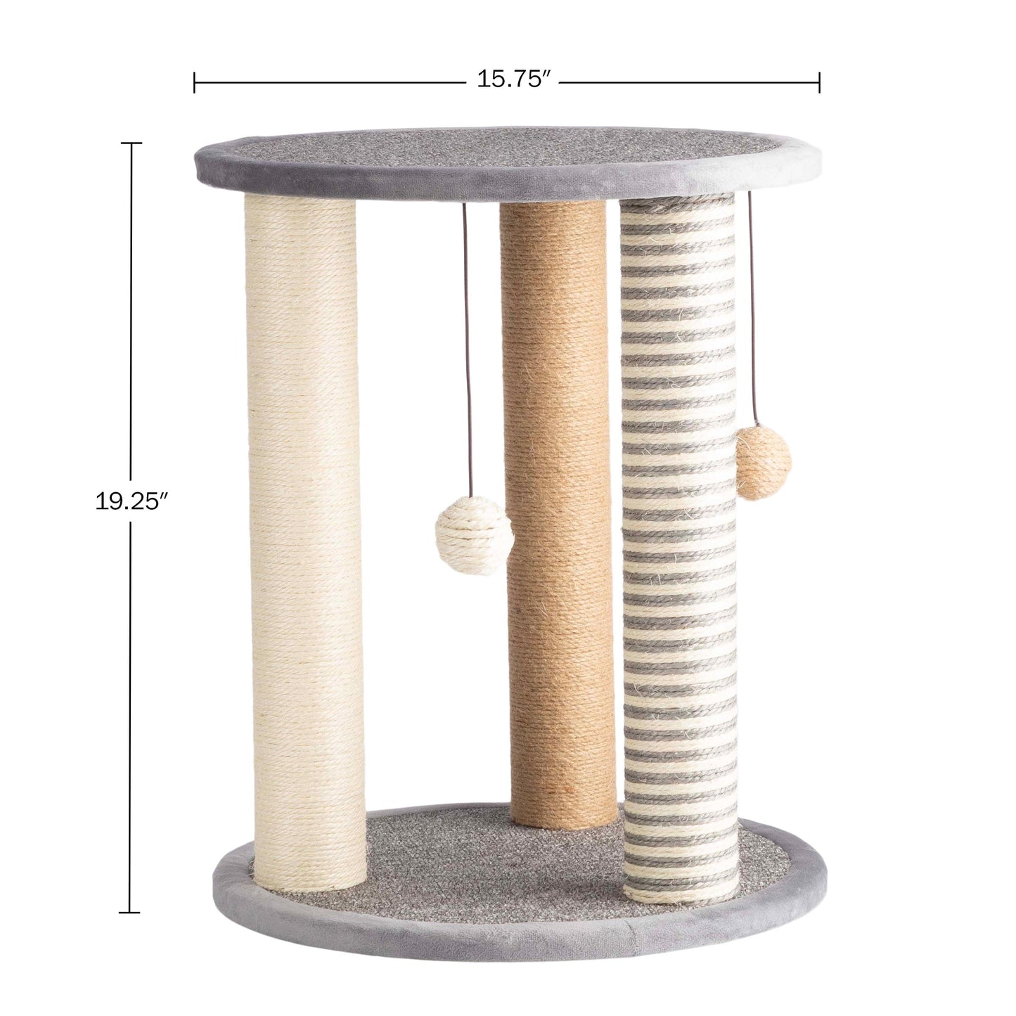 Petmaker Cat Scratching Kitten Tower and Tree with Sisal Rope Posts, Perches