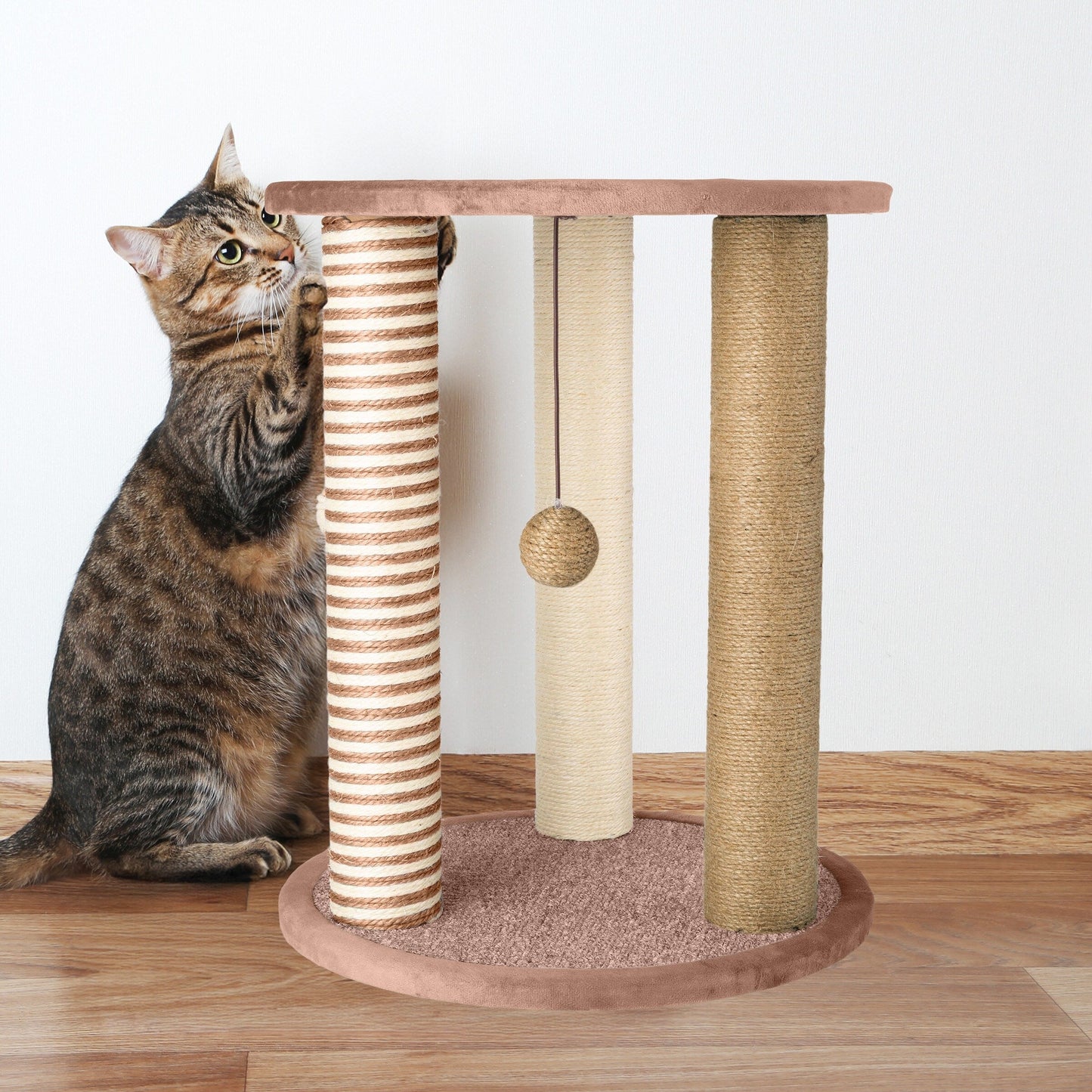 Petmaker Cat Scratching Kitten Tower and Tree with Sisal Rope Posts, Perches