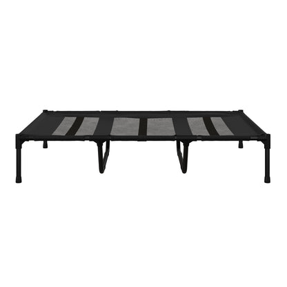 Petmaker Steel Frame Elevated Dog Bed with Non-Slip Feet - Indoor/Outdoor Puppy Cot for Pets