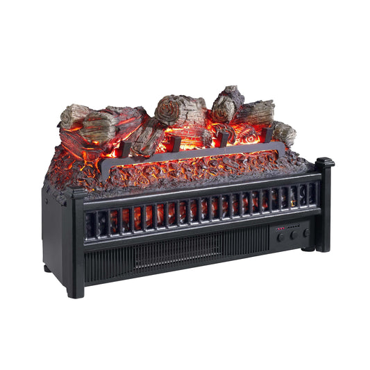 Pleasant Hearth Electric Log Insert Heater with Remote Control