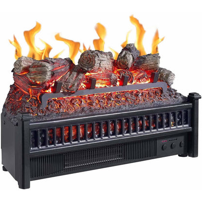 Pleasant Hearth Electric Log Insert Heater with Remote Control