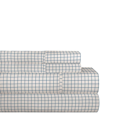 Pointehaven 200TC Cotton Percale Prints and Solids Bed Sheet Set