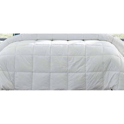 Pointehaven Luxury sized 240TC Down Alternative 100% Cotton Percale Breathable Comforter
