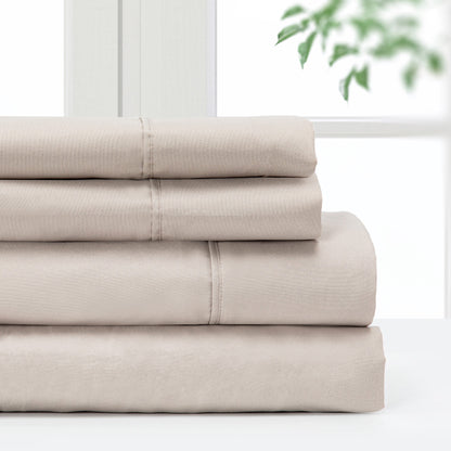 Pointehaven Microfiber Printed and Solid Luxury sized Sheet Set