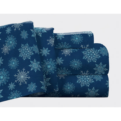 Pointehaven Superior Weight Cotton Deep Pocket Flannel Bed Sheet Set
