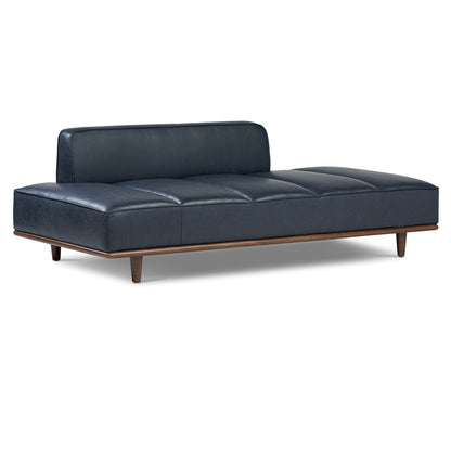 Lit de repos Poly &amp; Bark Jasper - Cuir italien véritable pleine fleur
