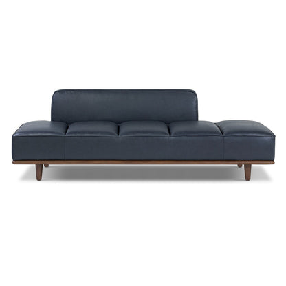 Lit de repos Poly &amp; Bark Jasper - Cuir italien véritable pleine fleur