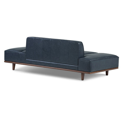 Lit de repos Poly &amp; Bark Jasper - Cuir italien véritable pleine fleur