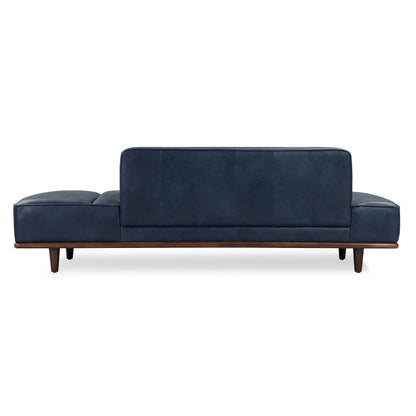 Lit de repos Poly &amp; Bark Jasper - Cuir italien véritable pleine fleur