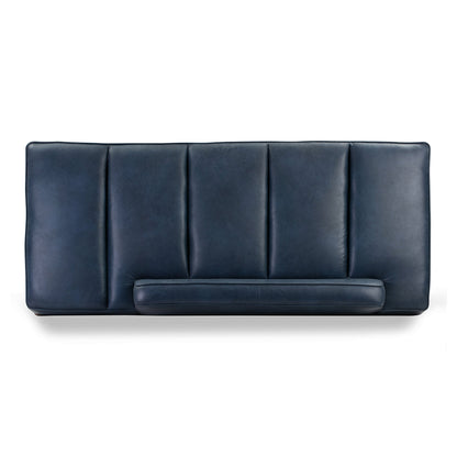 Lit de repos Poly &amp; Bark Jasper - Cuir italien véritable pleine fleur
