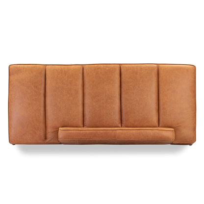 Lit de repos Poly &amp; Bark Jasper - Cuir italien véritable pleine fleur