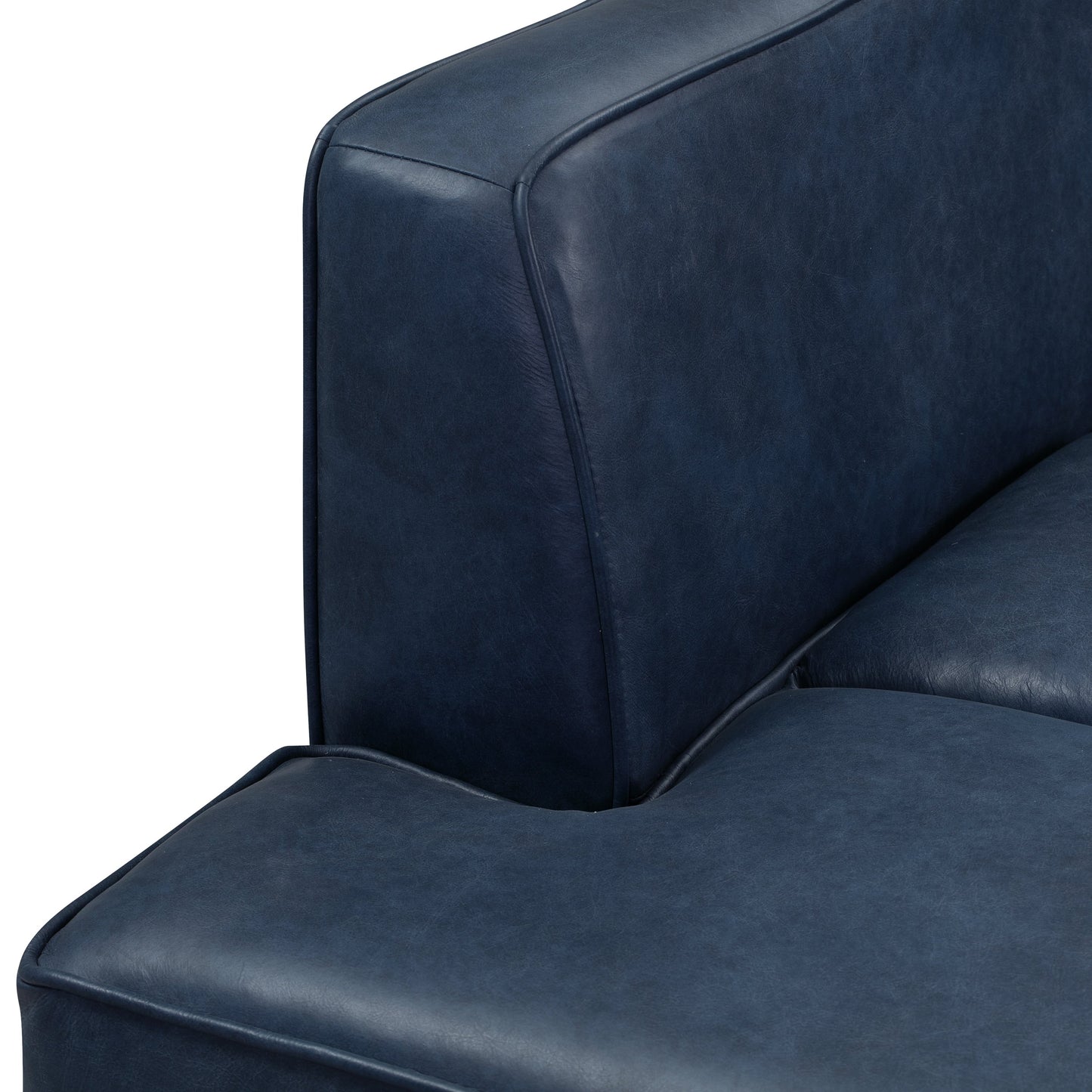 Lit de repos Poly &amp; Bark Jasper - Cuir italien véritable pleine fleur