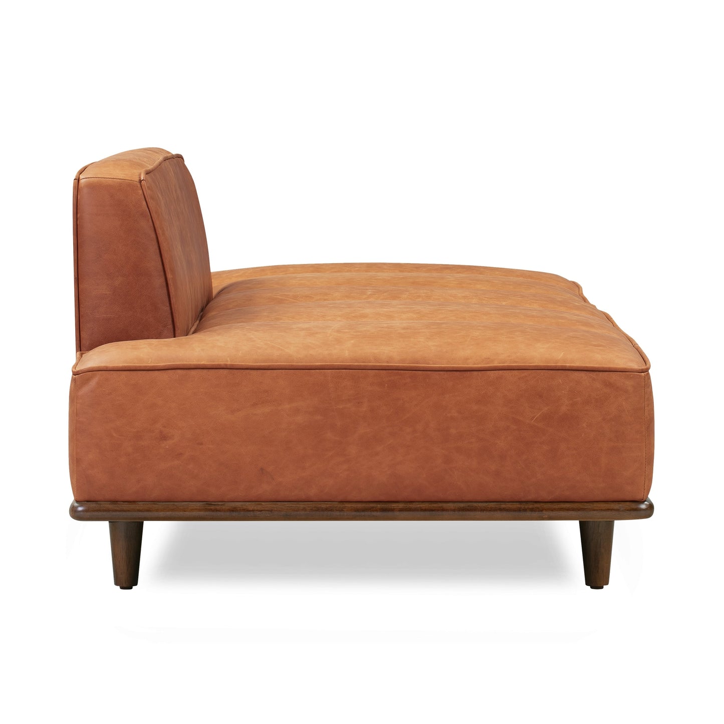 Lit de repos Poly &amp; Bark Jasper - Cuir italien véritable pleine fleur