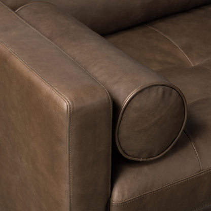 Canapé Napa 88,5 en Poly &amp; Bark - Cuir italien véritable