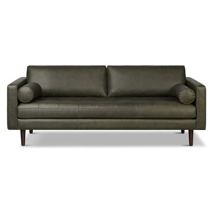 Canapé Napa 88,5 en Poly &amp; Bark - Cuir italien véritable