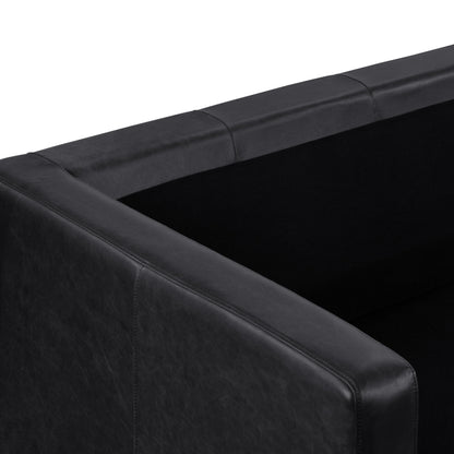 Canapé Napa 88,5 en Poly &amp; Bark - Cuir italien véritable