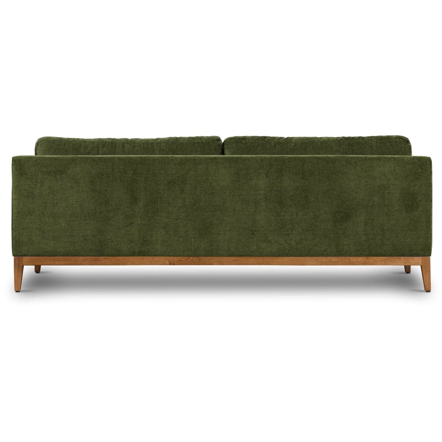 Canapé Poly &amp; Bark Zyon 90 en velours vert vieilli